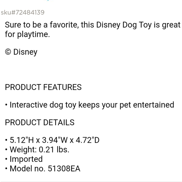 ๐50% OFF - NWTโผ๏ธ Set of 3 Different Minnie Mouse Dog Toys - Picture 5 of 13